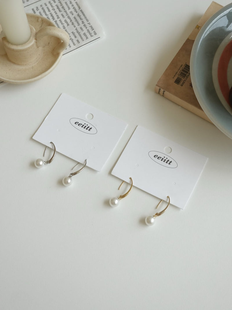 Eeiitt - Korean Women Fashion - #momslook - Chill Pearl Earrings - 12