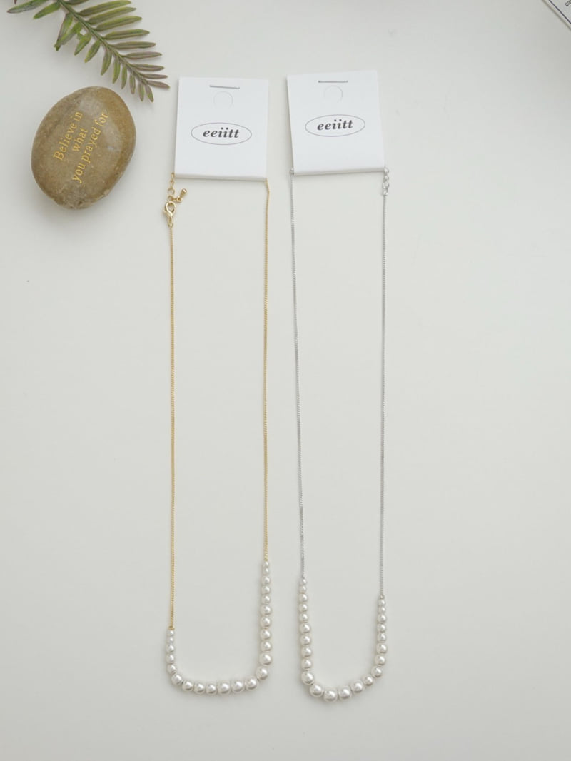 Eeiitt - Korean Women Fashion - #momslook - About Some Pearl Necklace - 10