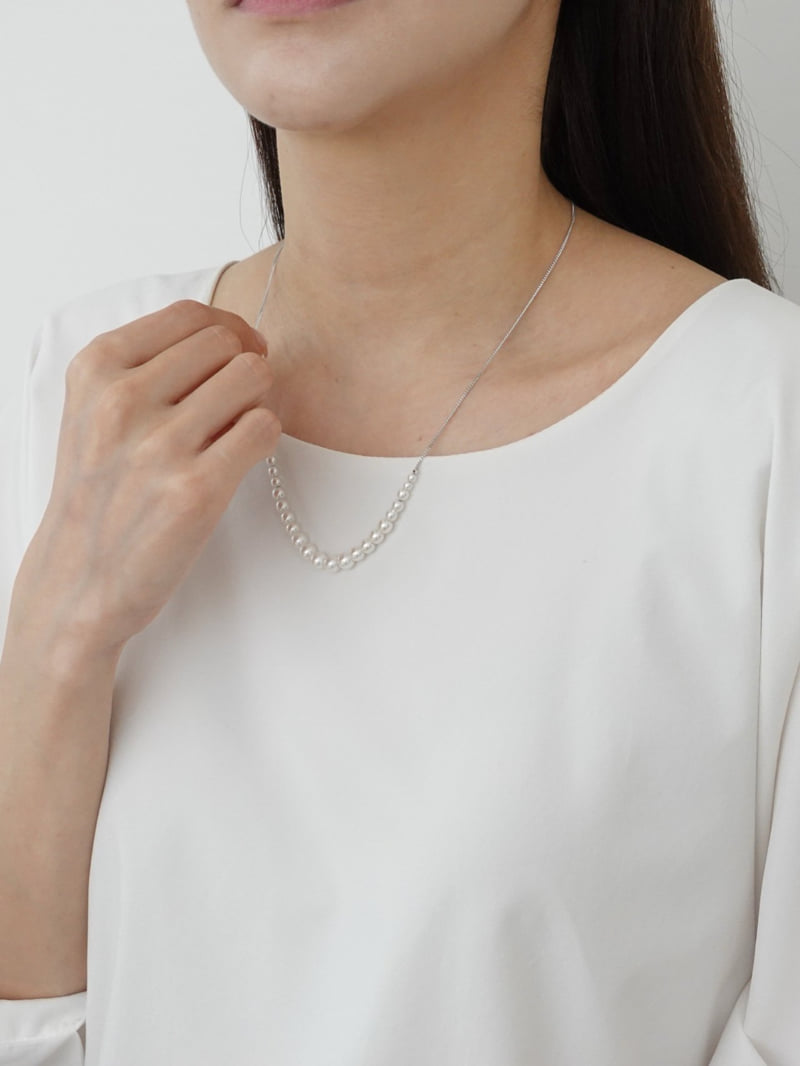 Eeiitt - Korean Women Fashion - #momslook - About Some Pearl Necklace - 11
