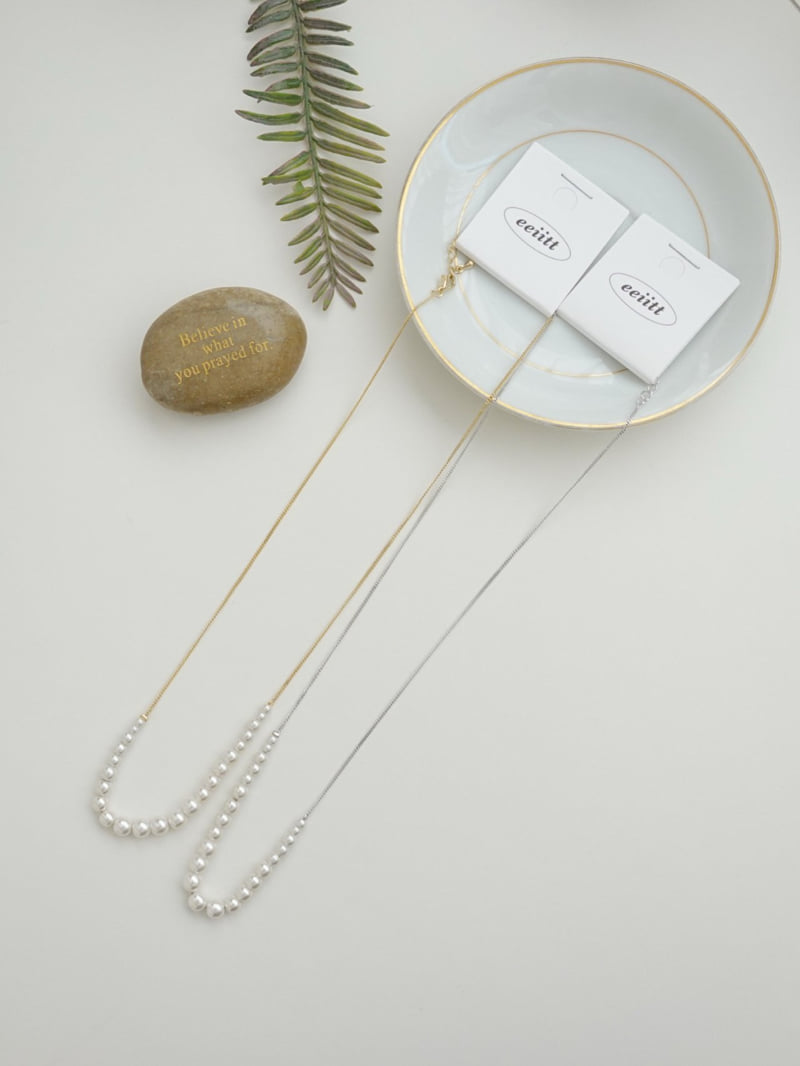 Eeiitt - Korean Women Fashion - #momslook - About Some Pearl Necklace - 12
