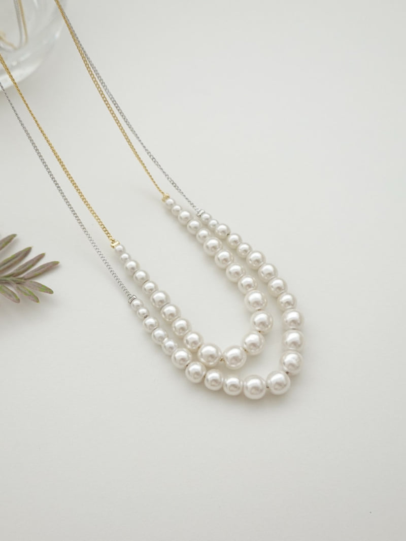 Eeiitt - Korean Women Fashion - #momslook - About Some Pearl Necklace - 8