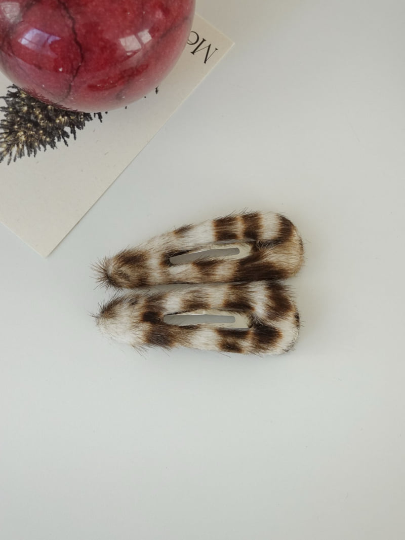 Eeiitt - Korean Women Fashion - #momslook - Jude Leopard Hairpin - 3