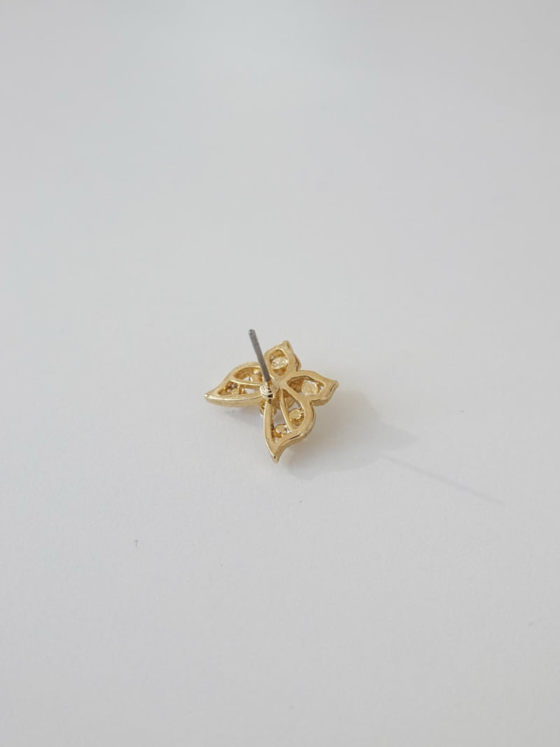 Eeiitt - Korean Women Fashion - #momslook - Ibin Butterfly Pearl Earrings - 6