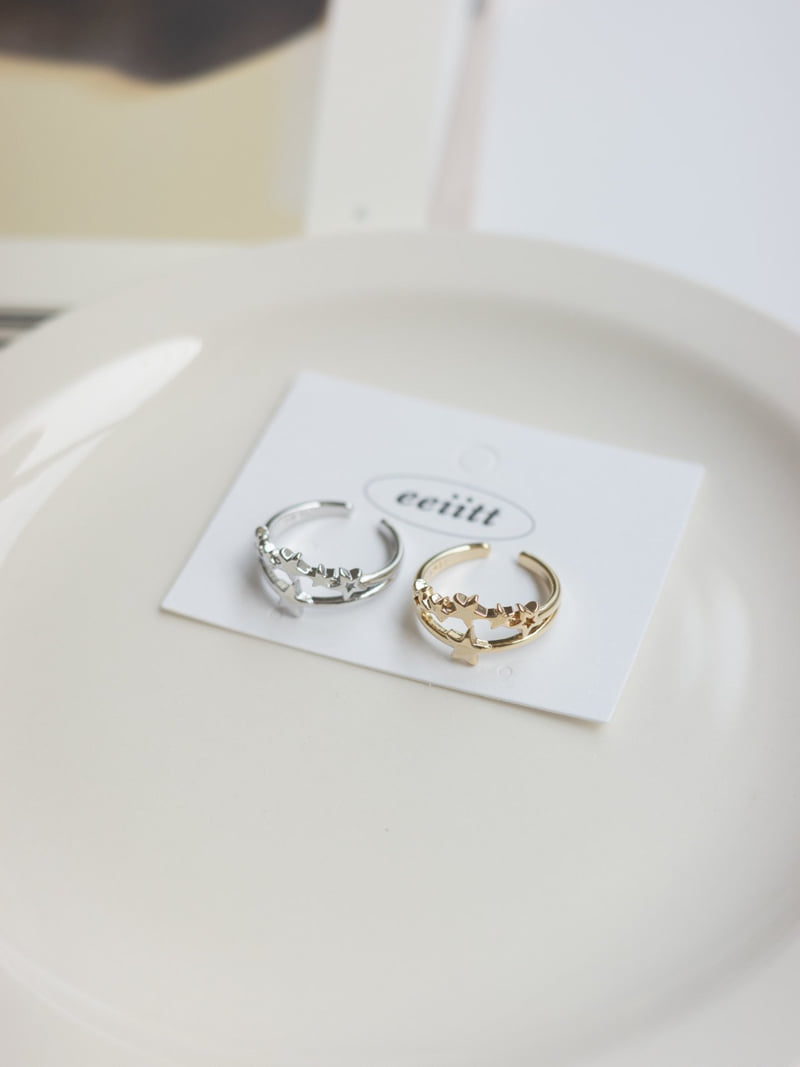 Eeiitt - Korean Women Fashion - #momslook - Star Isborn Star Ring - 10