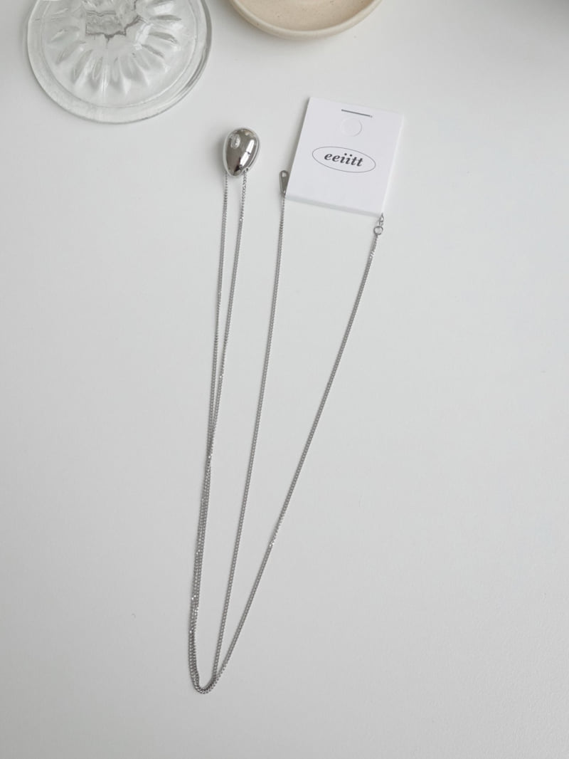 Eeiitt - Korean Women Fashion - #momslook - Hagen Bold Ball Long Necklace - 10