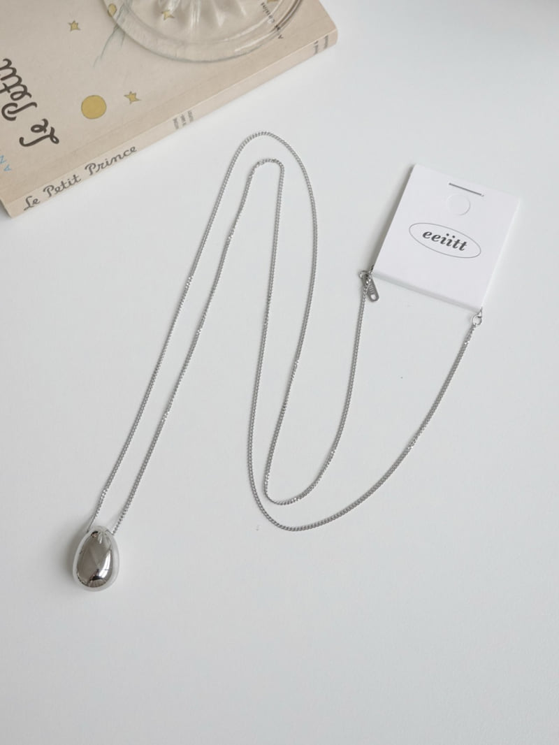 Eeiitt - Korean Women Fashion - #momslook - Hagen Bold Ball Long Necklace - 8
