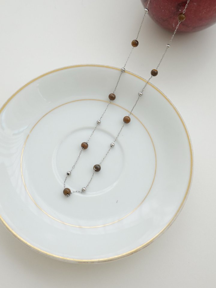 Eeiitt - Korean Women Fashion - #restrostyle - Claran Crystal Ball Necklace - 5