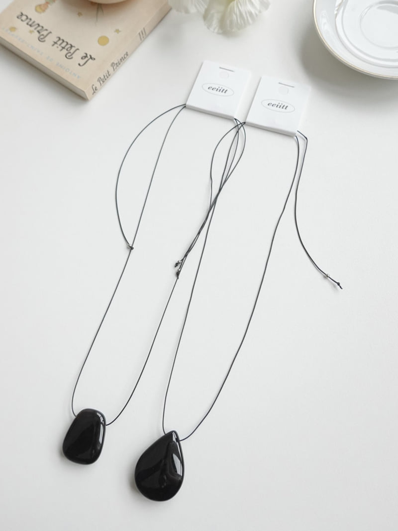 Eeiitt - Korean Women Fashion - #thelittlethings - Levan Heritage Onyx Necklace - 10