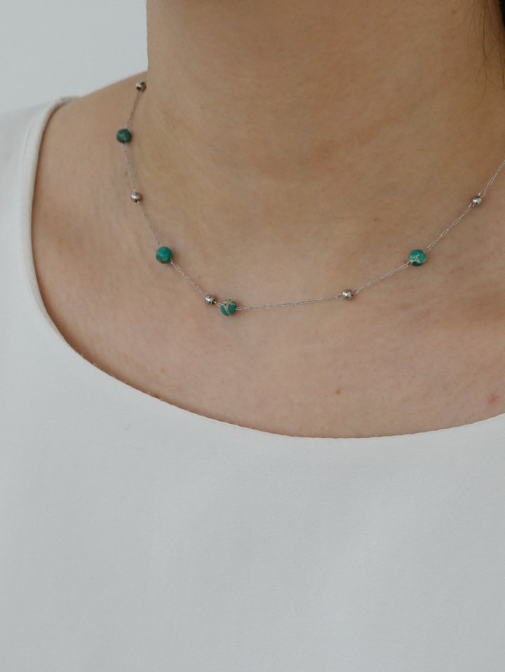 Eeiitt - Korean Women Fashion - #thelittlethings - Claran Crystal Ball Necklace - 9