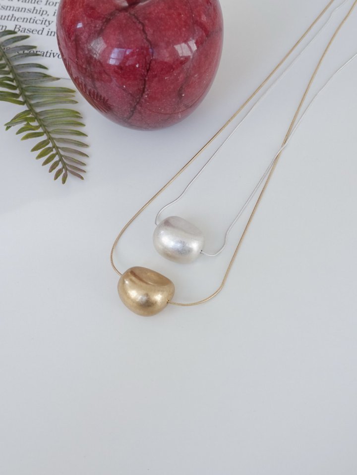 Eeiitt - Korean Women Fashion - #thelittlethings - Stones Medium Long Necklace - 7