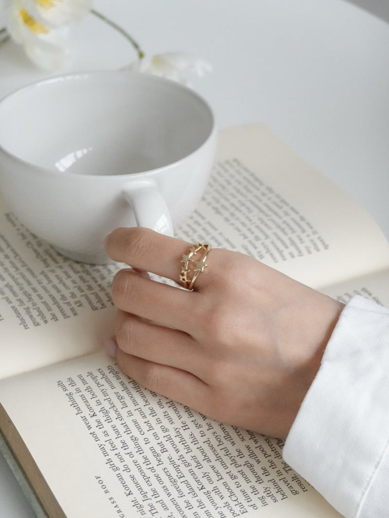 Eeiitt - Korean Women Fashion - #vintageinspired - Star Isborn Star Ring - 2