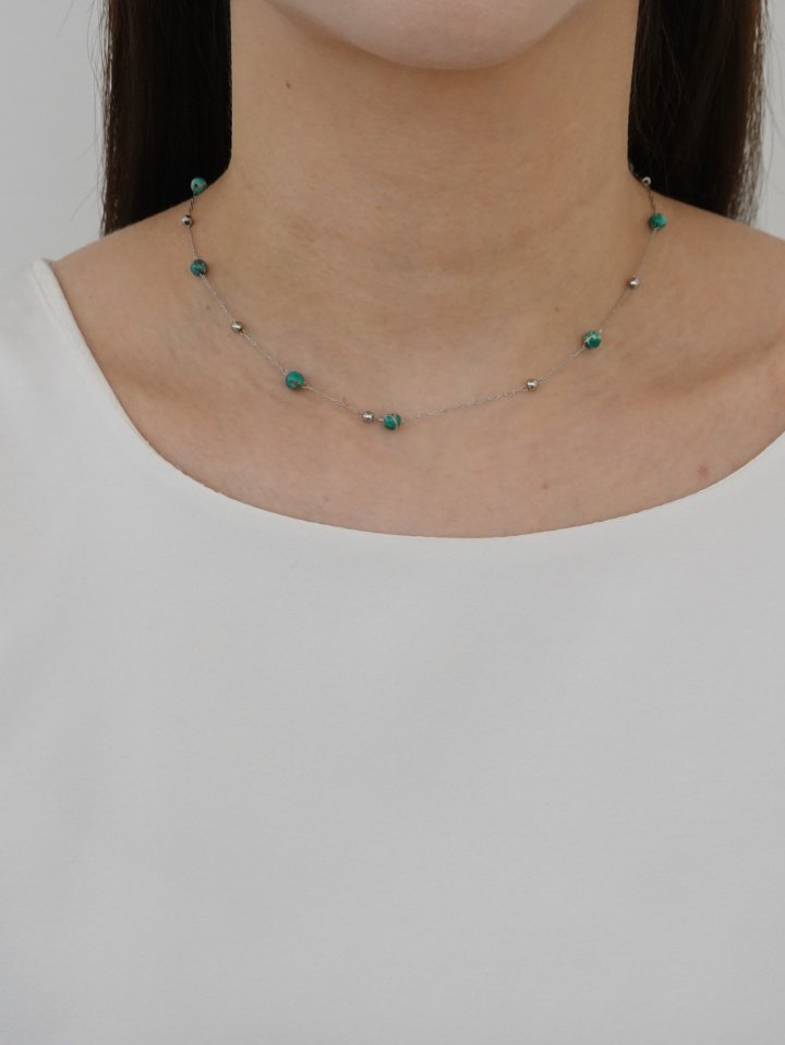 Eeiitt - Korean Women Fashion - #vintageinspired - Claran Crystal Ball Necklace - 2