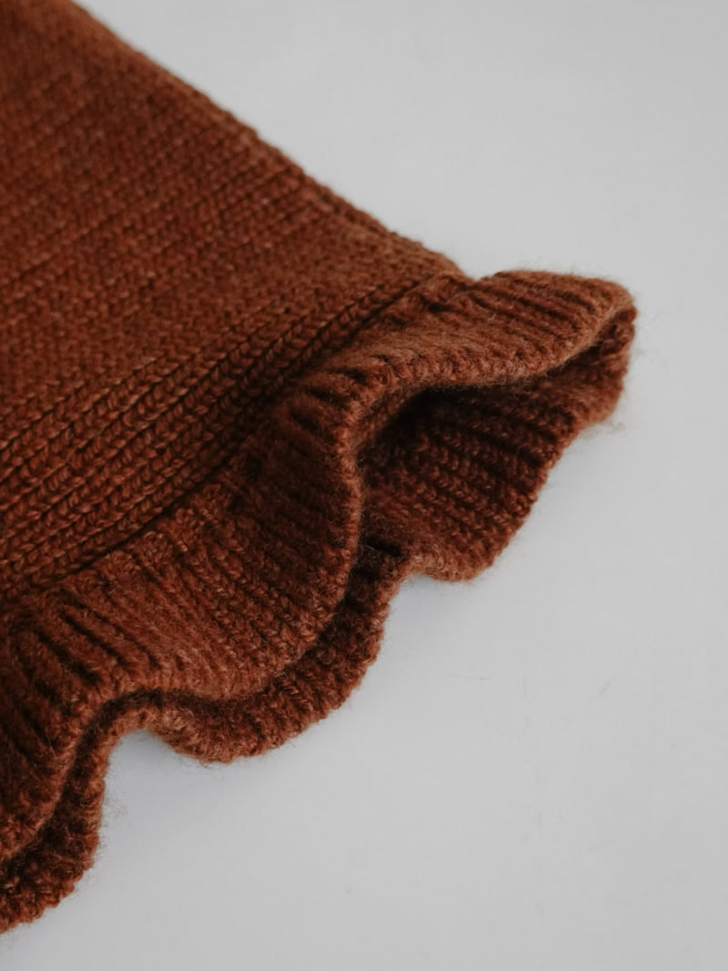 Eeiitt - Korean Women Fashion - #womensfashion - Frill Cape Balaclava Pleated Wool Hood - 7