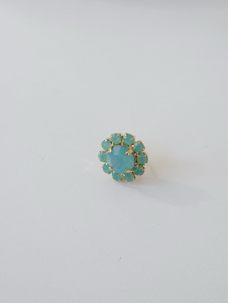 Eeiitt - Korean Women Fashion - #womensfashion - Swarovski Sunflower Earrings - 8