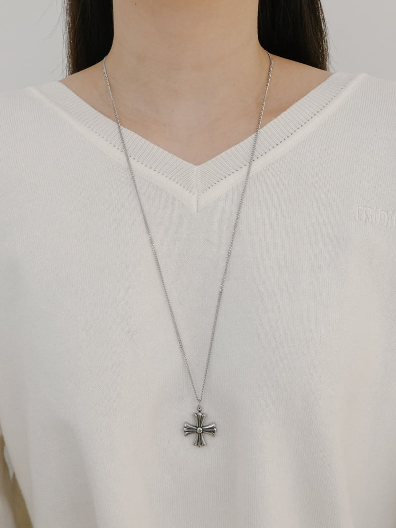 Eeiitt - Korean Women Fashion - #womensfashion - Steel Kairun Necklace
