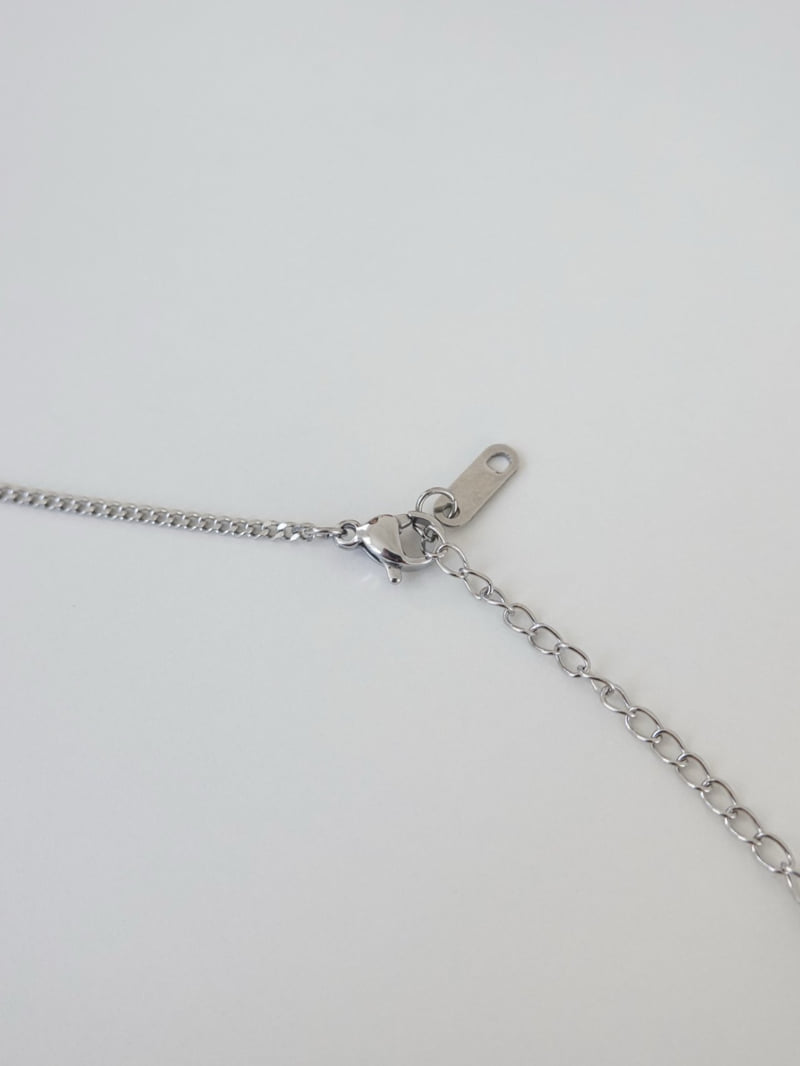 Eeiitt - Korean Women Fashion - #womensfashion - Steel Kairun Necklace - 5
