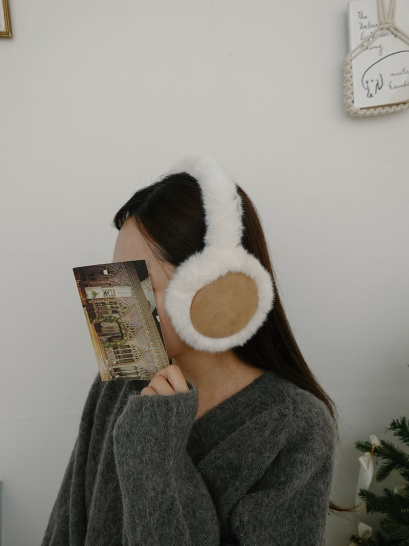 Eeiitt - Korean Women Fashion - #womensfashion - Suede Soft Earmuff Earflap - 3