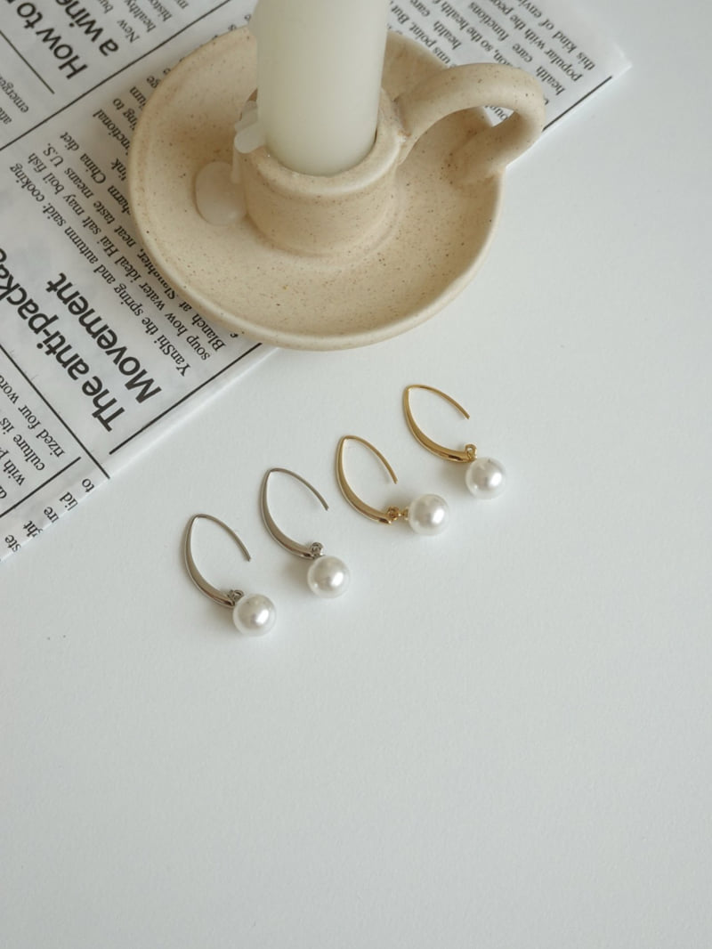 Eeiitt - Korean Women Fashion - #womensfashion - Chill Pearl Earrings - 10