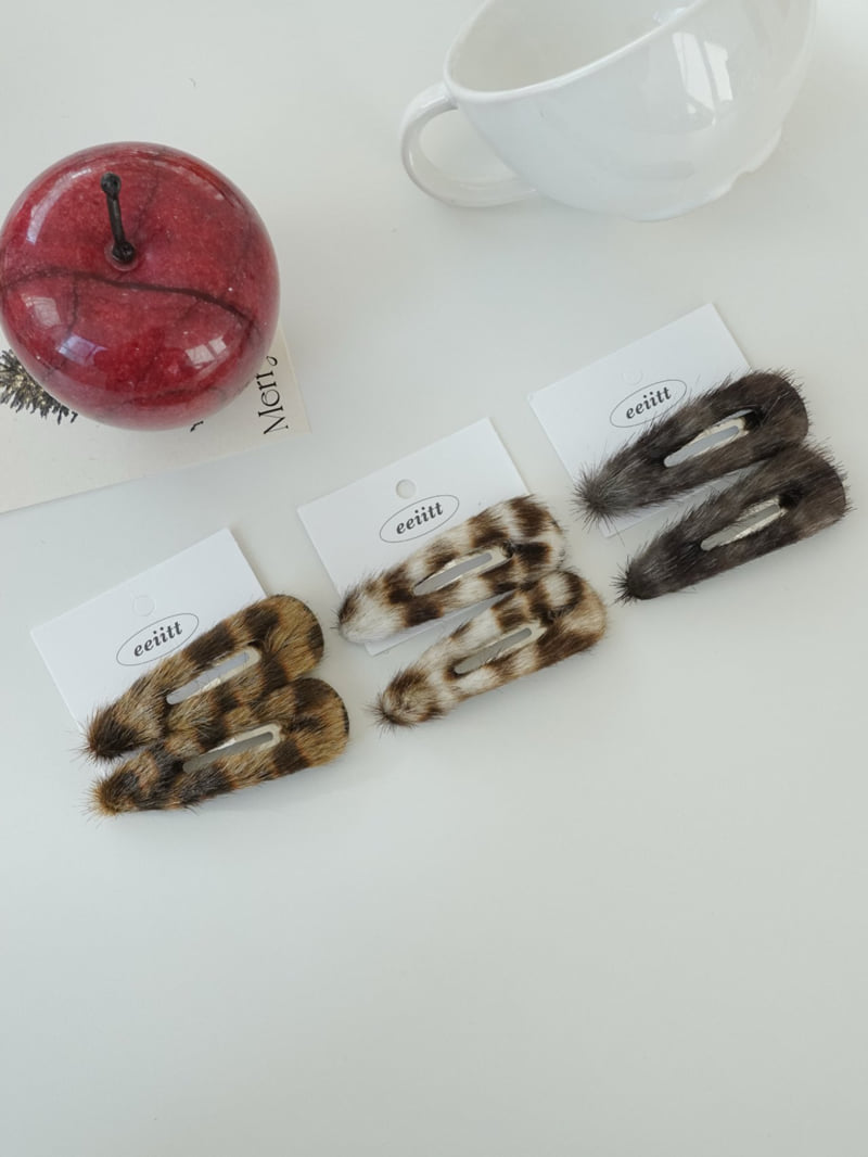 Eeiitt - Korean Women Fashion - #womensfashion - Jude Leopard Hairpin - 12