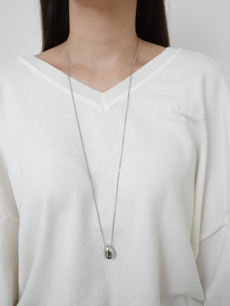 Eeiitt - Korean Women Fashion - #womensfashion - Hagen Bold Ball Long Necklace - 11