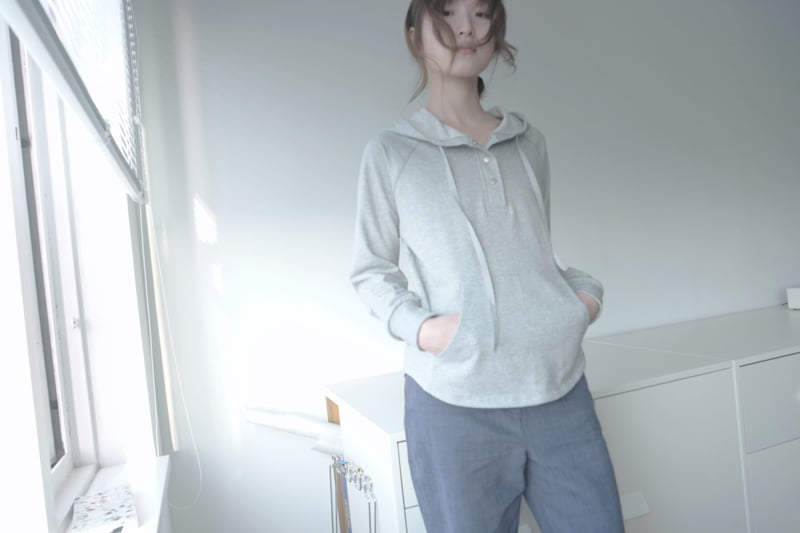 Enten - Korean Women Fashion - #momslook - Urban Hood Tee - 5