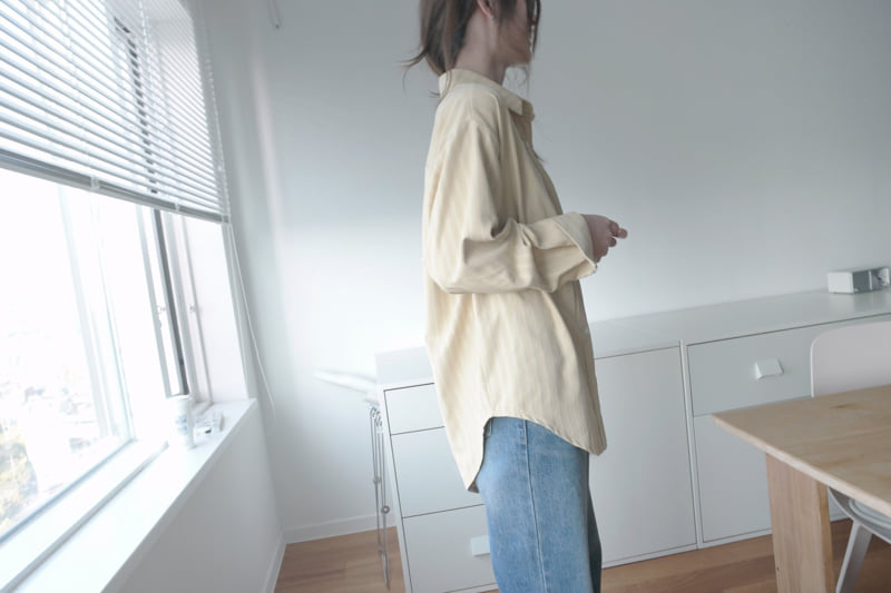 Enten - Korean Women Fashion - #restrostyle - Dia Stripe Shirt - 4