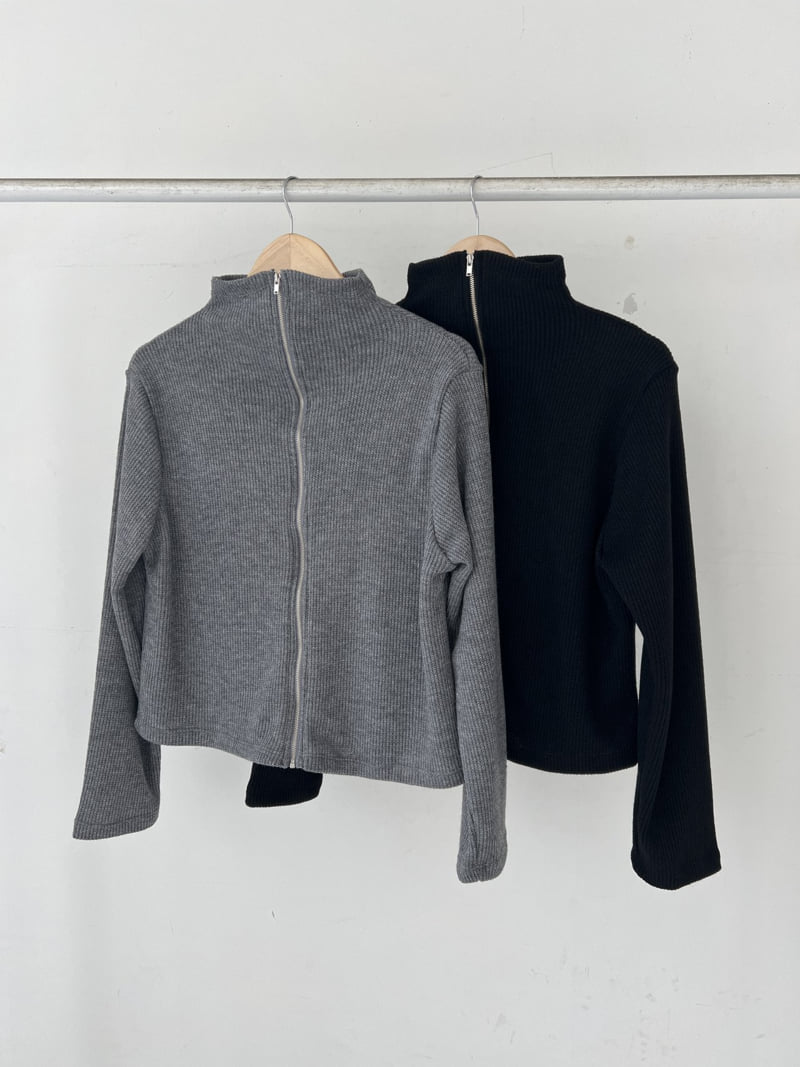 Enten - Korean Women Fashion - #thatsdarling - Lora Zip-Up Jacket - 8