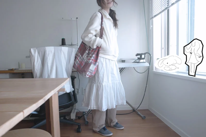 Enten - Korean Women Fashion - #thatsdarling - Check Bag - 7