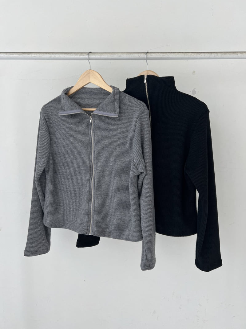 Enten - Korean Women Fashion - #thelittlethings - Lora Zip-Up Jacket - 9