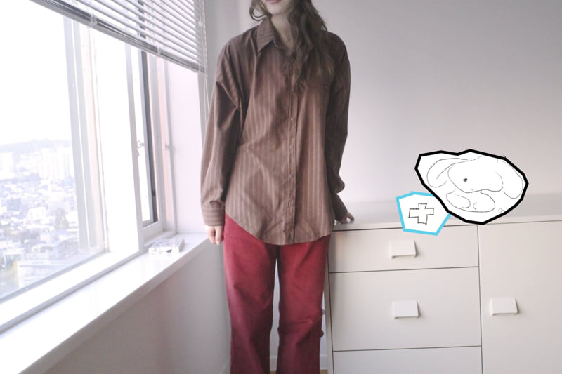 Enten - Korean Women Fashion - #womensfashion - Dia Stripe Shirt - 9