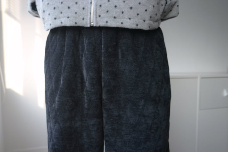Enten - Korean Women Fashion - #womensfashion - Quilted Pants - 5