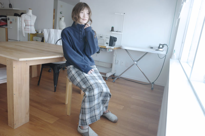 Enten - Korean Women Fashion - #womensfashion - Bashu Fleece Sweatshirt - 5