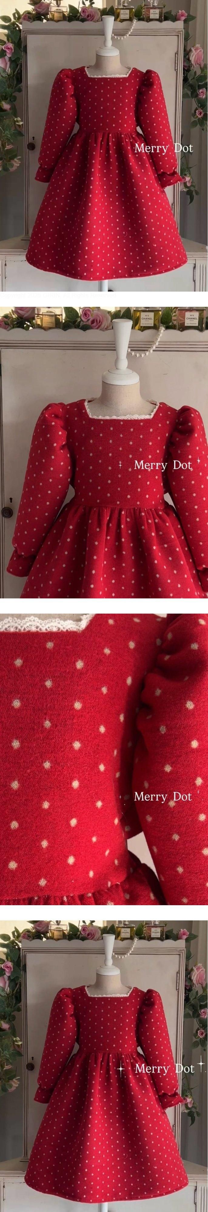 Eugenie Candies - Korean Children Fashion - #kidzfashiontrend - Merry Dot One-piece