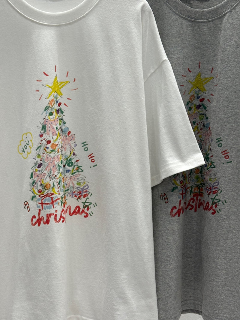 Flash - Korean Women Fashion - #momslook - Tree Fleece Tee - 2