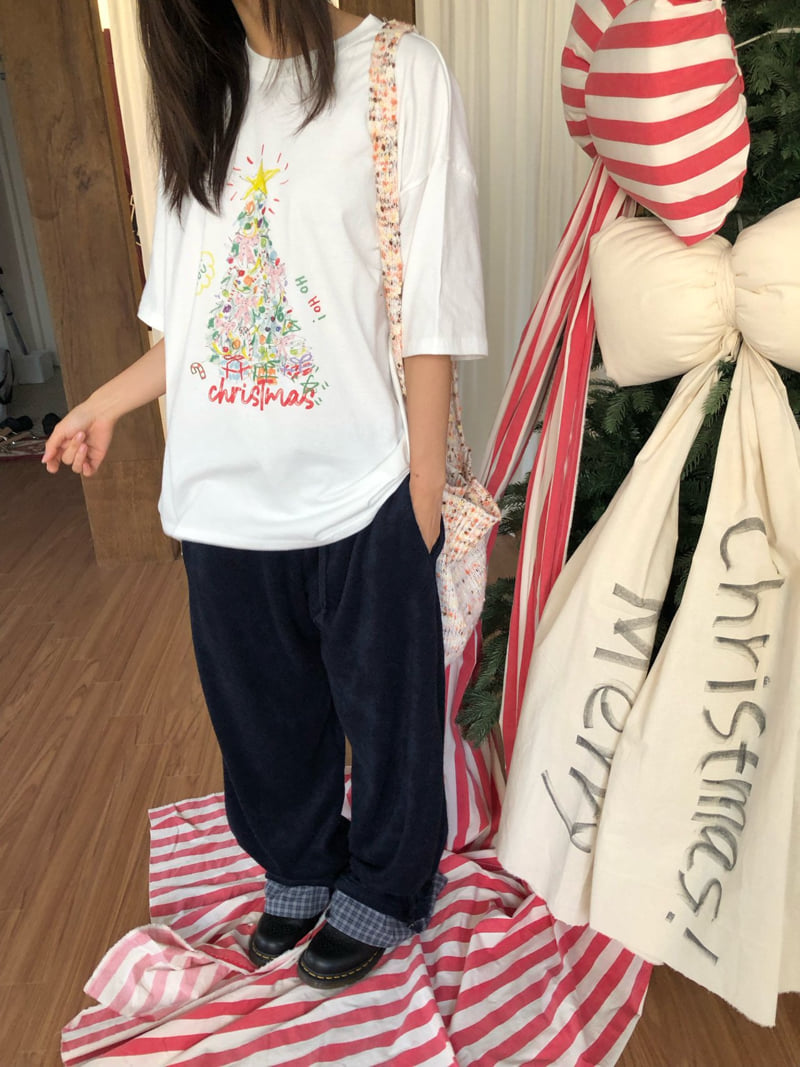 Flash - Korean Women Fashion - #womensfashion - Tree Fleece Tee - 4