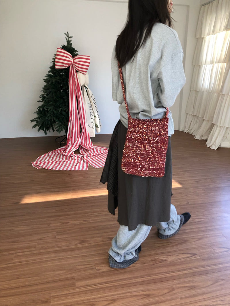 Flash - Korean Women Fashion - #momslook - Cozy Knit Bag - 12