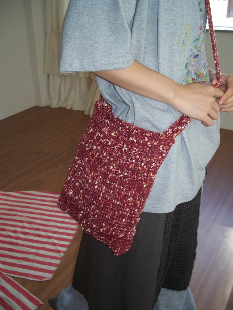 Flash - Korean Women Fashion - #momslook - Cozy Knit Bag - 8