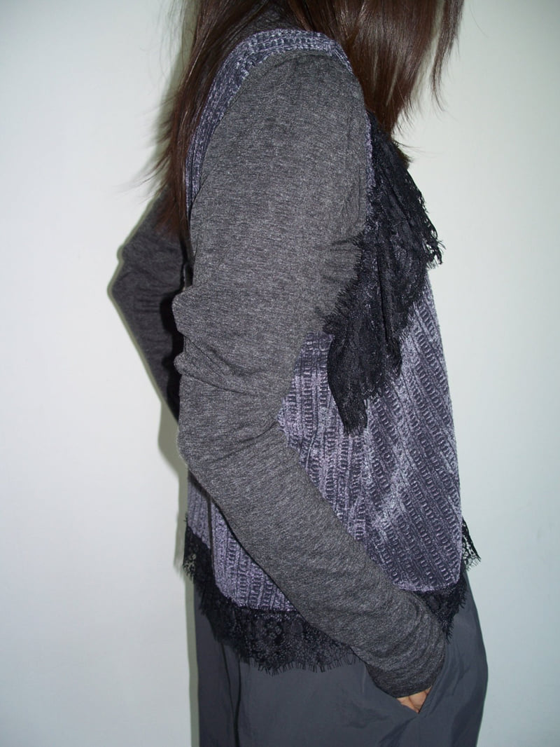 Flash - Korean Women Fashion - #momslook - Velvet Lace Top - 12