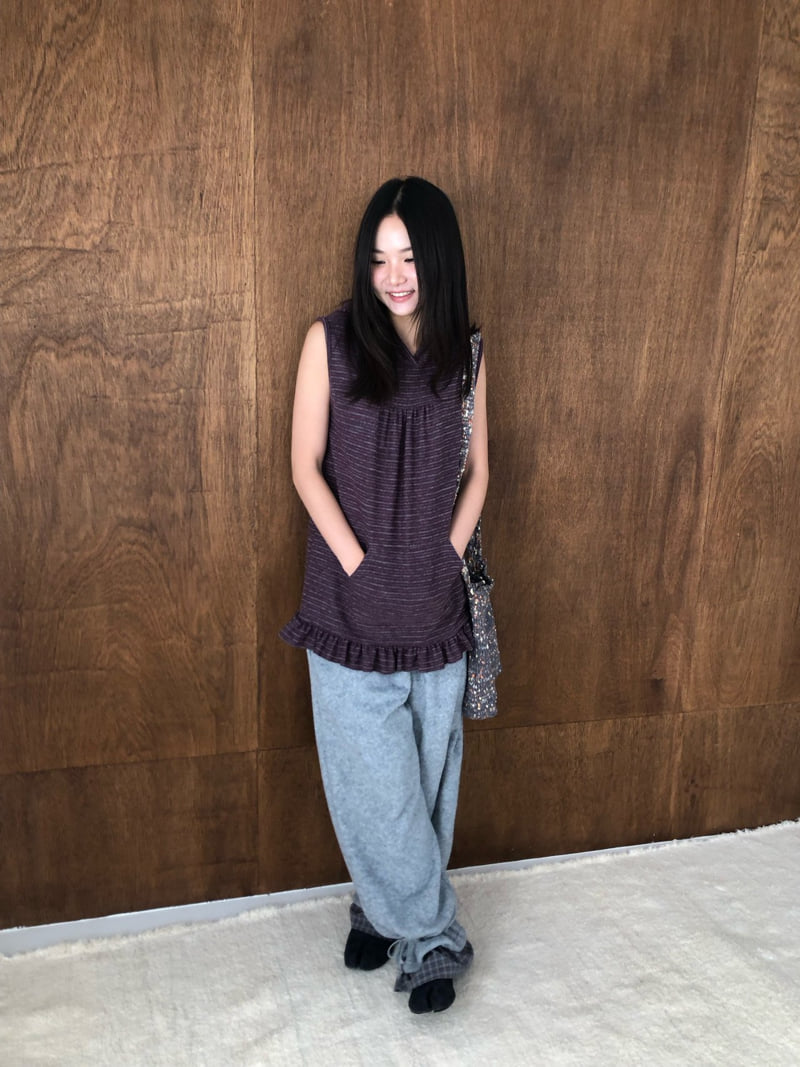 Flash - Korean Women Fashion - #womensfashion - Check Point Popo Pants - 7