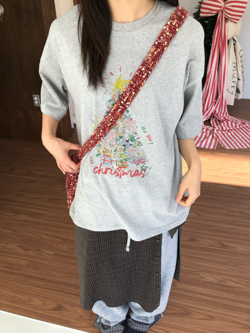 Flash - Korean Women Fashion - #womensfashion - Tree Fleece Tee - 11