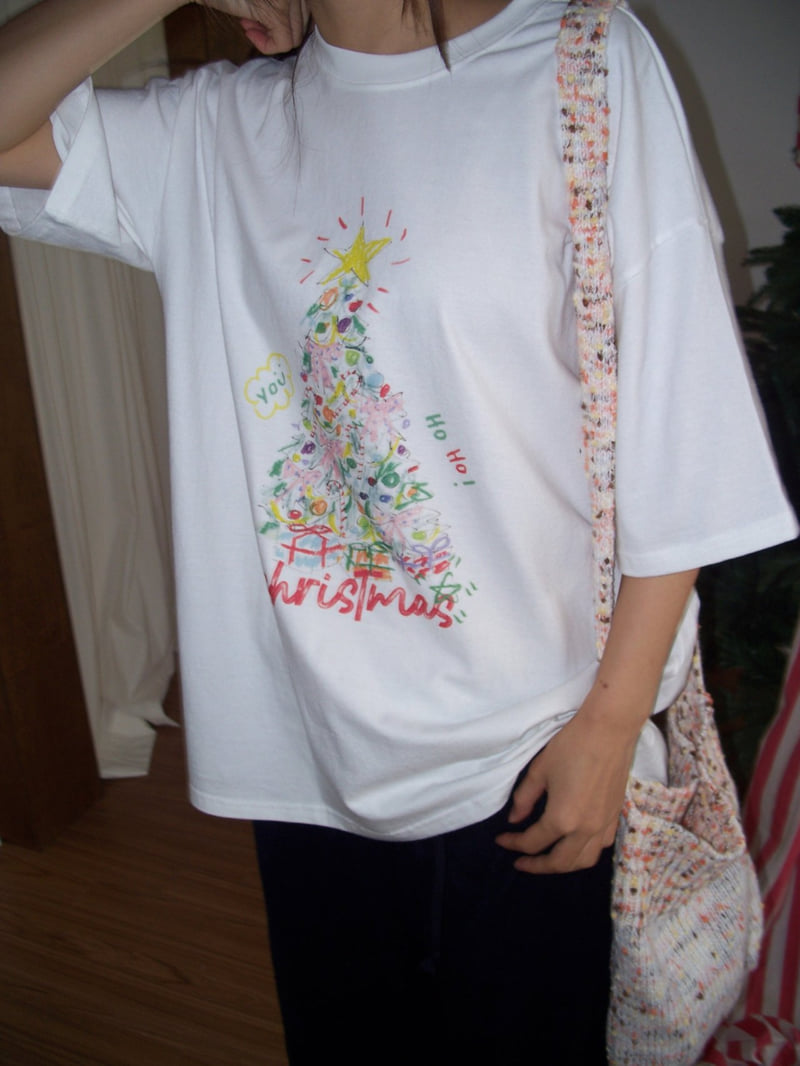 Flash - Korean Women Fashion - #womensfashion - Tree Fleece Tee - 7