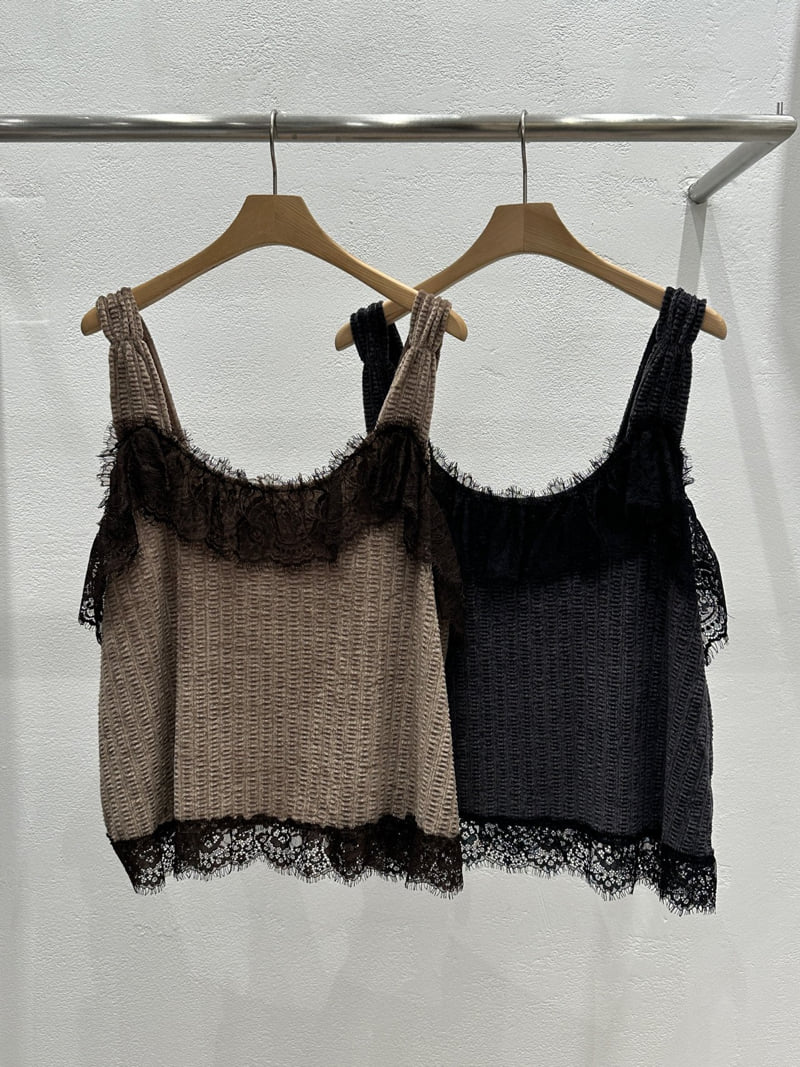 Flash - Korean Women Fashion - #womensfashion - Velvet Lace Top
