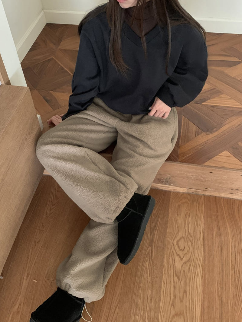 Flatyou - Korean Women Fashion - #momslook - Brushed Turtleneck Tee - 10