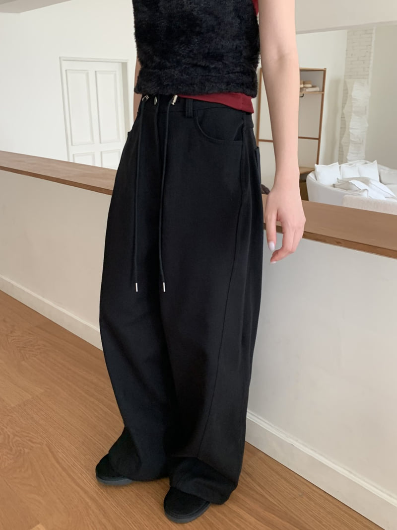 Flatyou - Korean Women Fashion - #momslook - Benji Fleece Balloon Pants - 10