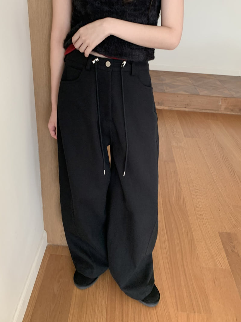 Flatyou - Korean Women Fashion - #momslook - Benji Fleece Balloon Pants - 8