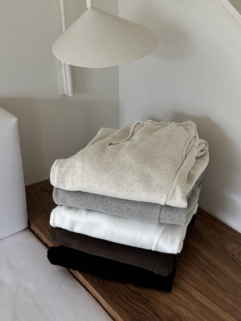 Flatyou - Korean Women Fashion - #momslook - Cozy Double Fleece Pants - 10
