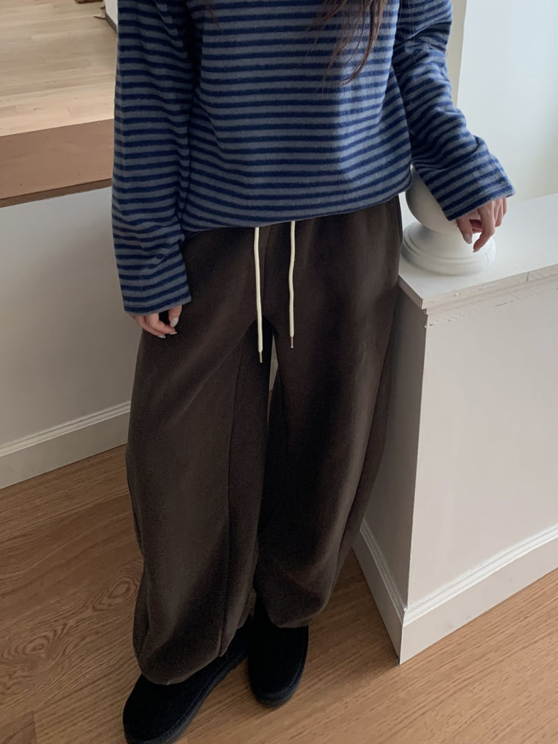 Flatyou - Korean Women Fashion - #momslook - Cozy Double Fleece Pants - 6