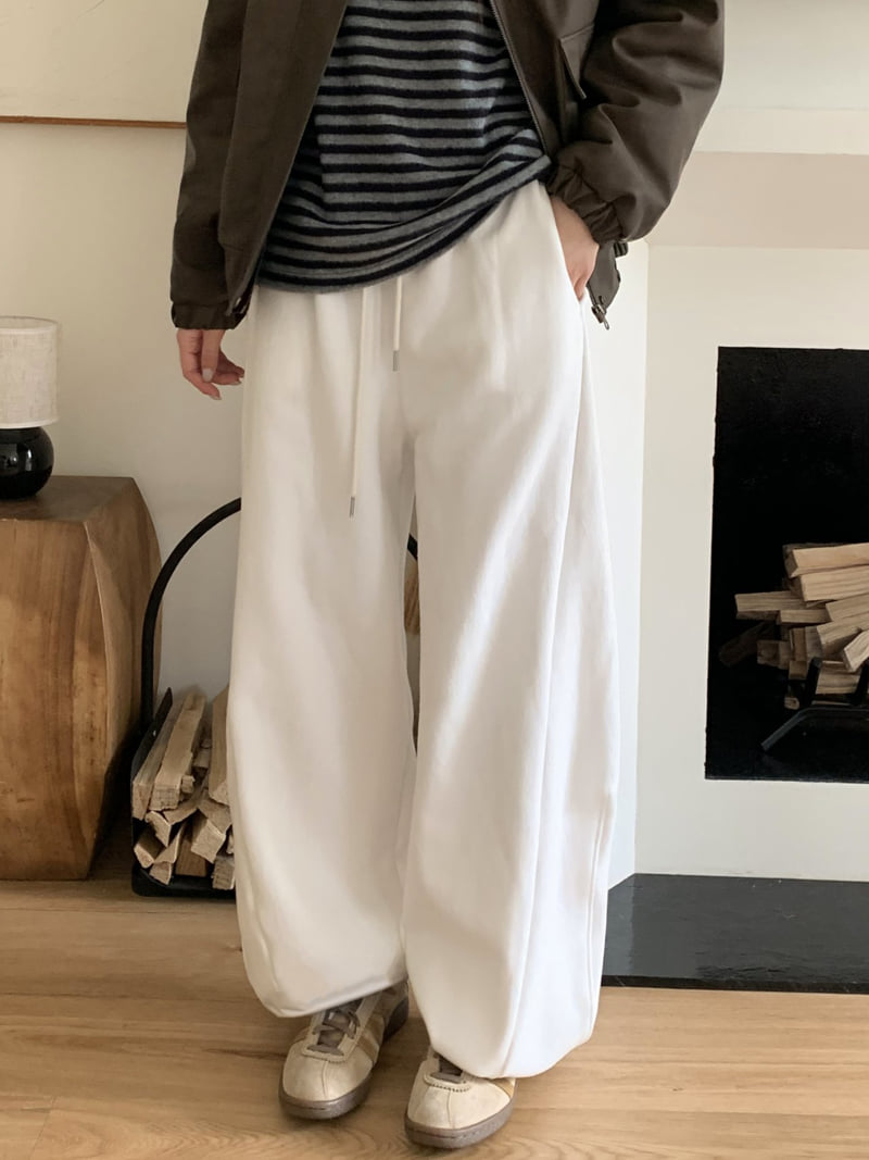 Flatyou - Korean Women Fashion - #momslook - Cozy Double Fleece Pants - 8