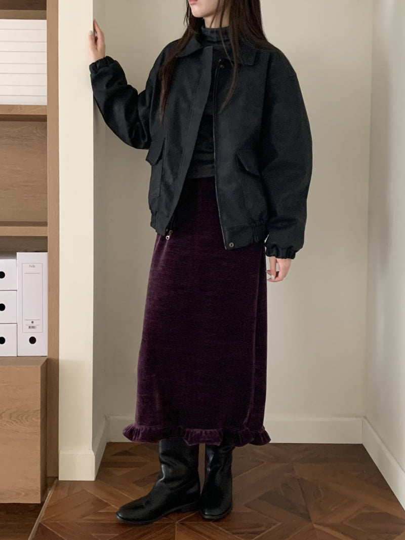 Flatyou - Korean Women Fashion - #momslook - Mild Shearling Blouson - 8