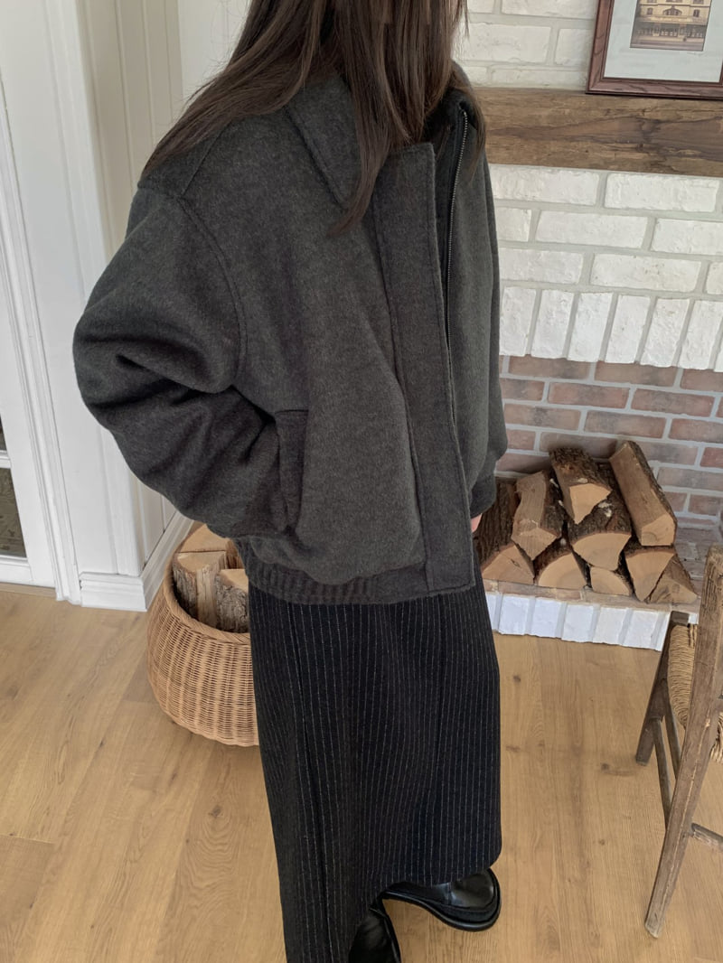 Flatyou - Korean Women Fashion - #momslook - Mohair Blouson